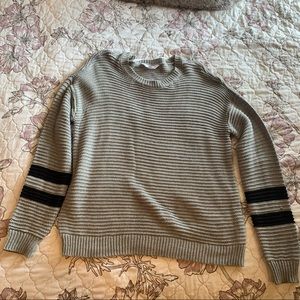Sweater w/ Black Stripes